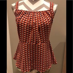 CAbi Geometric Print Camisole Top